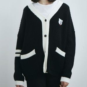 Lazy Oaf Mono College Cardigan